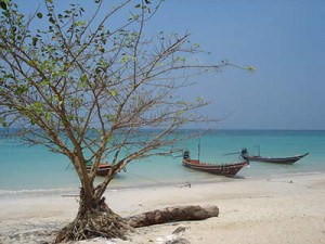 Strand i Thailand